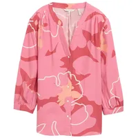Tom Tailor Damen Bluse mit Muster, rot, Geblümt, Gr.