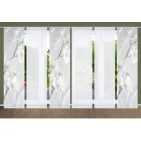 Home in green Schiebevorhang ¦ creme ¦ Synthetik ¦