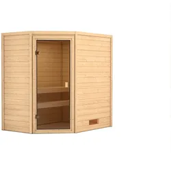 Karibu Woodfeeling Sauna Svea Ohne Dachkranz