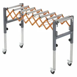 bora tool Bora Portamate PM-2700 Verstellbare Förderrolle, Orange/Abendrot im Zickzackmuster (Sunset Chevron)