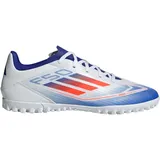 Adidas F50 Club Football Boots Turf Fußballschuhe, Cloud White/solar red/Lucid Blue, 44 2/3 EU