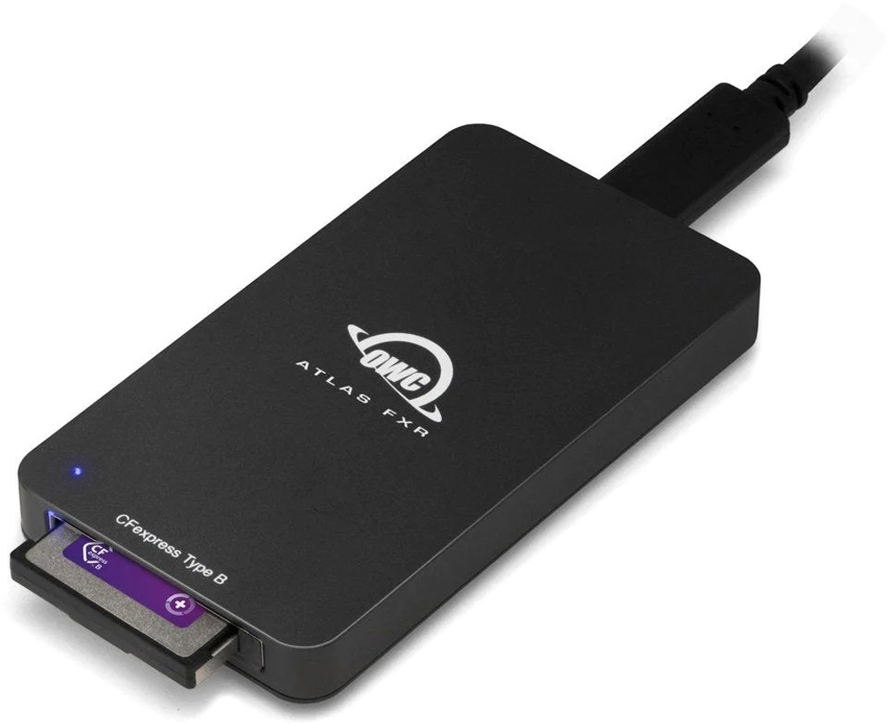 OWC Atlas FXR Thunderbolt USB-C + USB CFexpress Card Reader