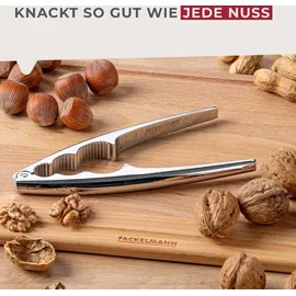Fackelmann Nussknacker verchromt 17 cm