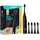 happybrush Eco Vibe 3 Allblack + Aufsteckbürsten 4 St.
