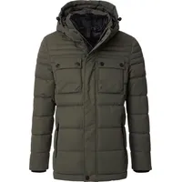 CasaModa Herren Outdoor-Steppjacke Kapuze gesteppt Regular Olivgrün L -
