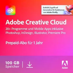 Adobe Creative Cloud All Apps | Download & Produktschlüssel | inkl. Norton-Virenschutz