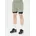 Shorts Herren Gr L US-Größen grün anthrazit 95 Polyester 5 Elasthan unifarben kurz Hosen Shorts mit 4-Wege-Stretch und Innenhose