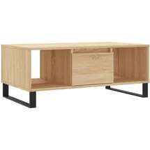 furnicato Couchtisch Moderner Braun Eiche 90 x 36,5 x 50 cm