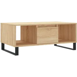 furnicato Couchtisch Moderner Braun Eiche 90 x 36,5 x 50 cm