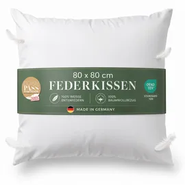BestLivings KopfKissen 80 x 80 cm Weiß