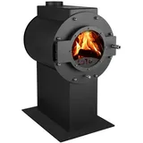 KANUK | Kaminofen Kanuk®  - LUTO VIII Tower | schwarz | 8 kW - Schwarz