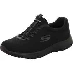 Skechers Damen Slipper Summits in schwarz