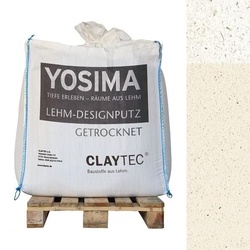 CLAYTEC YOSIMA Lehm-Designputz Edel-Weiss ST - 500 kg BigBag