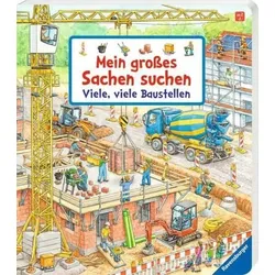 RAVENSBURGER 43894 Mein großes Sachen suchen: Viele, viele Baustellen