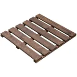 Holzfliese Kiefer 40 x 40 x 2,4 cm kesseldruckimprägniert 1 Stück Terrassendielen & Fliesen