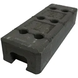 Bauzaunfuß aus Beton