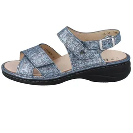 Finn Comfort Damen Sandale, blau(jeans), Gr. 36 - Blau - 36