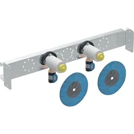 Geberit FlowFit Anschlusswinkel 90Gr vormontiert 2-fach Rg+ d20-Rp1/2 L:78mm