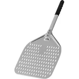 Vivo Technologies Perforierter Pizzaschieber aus Aluminium, 30,5 cm, perforierter Pizzaschieber mit langem Griff, Antihaft-Pizzaschaufel für professionelles Backen, Pizza, Brot