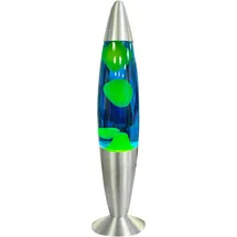 Blulaxa LED-Lava-Tischleuchte Blau Gelb
