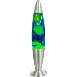 Blulaxa LED-Lava-Tischleuchte Blau Gelb