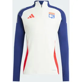 adidas Olympique Lyon Tiro 24 Trainingsoberteil White Tint / Midnight Indigo / Bright Red S
