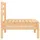 vidaXL 4-tlg. Garten-Lounge-Set Massivholz Kiefer
