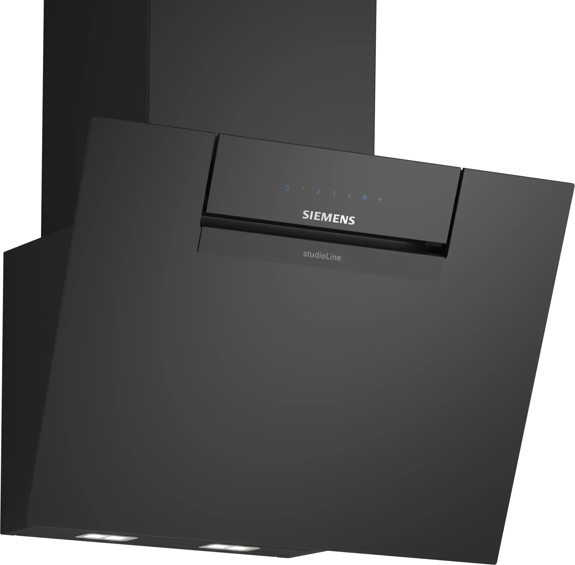 Siemens LC67KFN65 iQ300, Wandesse, 60 cm, Klarglas schwarz bedruckt, Schwarz - StudioLine
