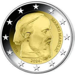 Kroatien 2024: 2 Euro Gedenkmünze "500. Todestag von Marko Marulić"