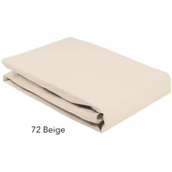Elegante Boxspring Spannbettlaken - 100x200cm	72 beige
