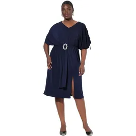 Ulla Popken Midikleid, in marine | Gr.: 46-48