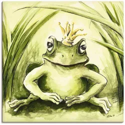 Artland Wandbild »Kleiner Frosch«, Geschichten & Märchen, (1 St.), als Alubild, Outdoorbild, Leinwandbild, Poster in verschied. Größen Artland grün