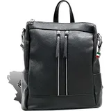 Drachenleder Florence Cityrucksack Schwarz