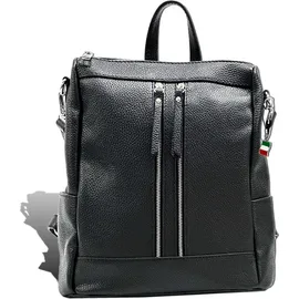 Drachenleder Florence Cityrucksack Schwarz