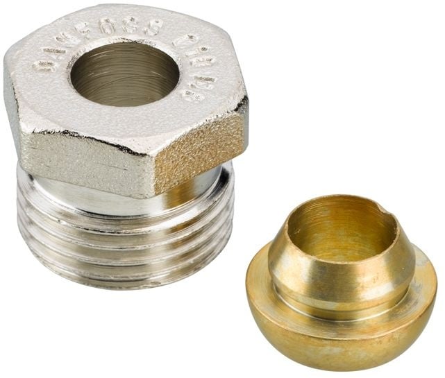 Danfoss Klemmverbinder R 1/2" AG auf 10mm für Stahl- und Kupferrohre  013G4110