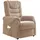 Livetastic Fernsehsessel Nino Textil 76 x 106 x 94 cm Hellbraun mit Relaxfunktion
