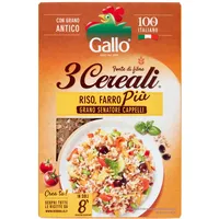 Gallo 3 Cereali Mischung aus Reis, Dinkel und Weizen Senatore Cappelli 400g