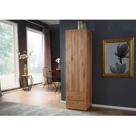 Massivmoebel24 Schrank Wild-/Zerreiche 50x43x180 natur geölt FRANKFURT 113