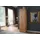 Massivmoebel24 Schrank Wild-/Zerreiche 50x43x180 natur geölt FRANKFURT 113