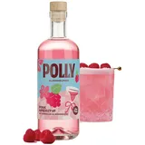 POLLY Pink Aperitif | Alkoholfreier Aperitif mit Hibiskus und Himbeere | ohne Zucker & künstliche Aromen, vegan, glutenfrei | perfekt für alkoholfreien Pink Spritz und Cocktails