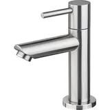 IBERGRIF Kaltwasserhahn Waschbecken Einhebel Edelstahl