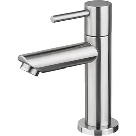 IBERGRIF Kaltwasserhahn Waschbecken Einhebel Edelstahl