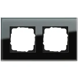 Gira Abdeckrahmen 2-fach 021205 Schwarz