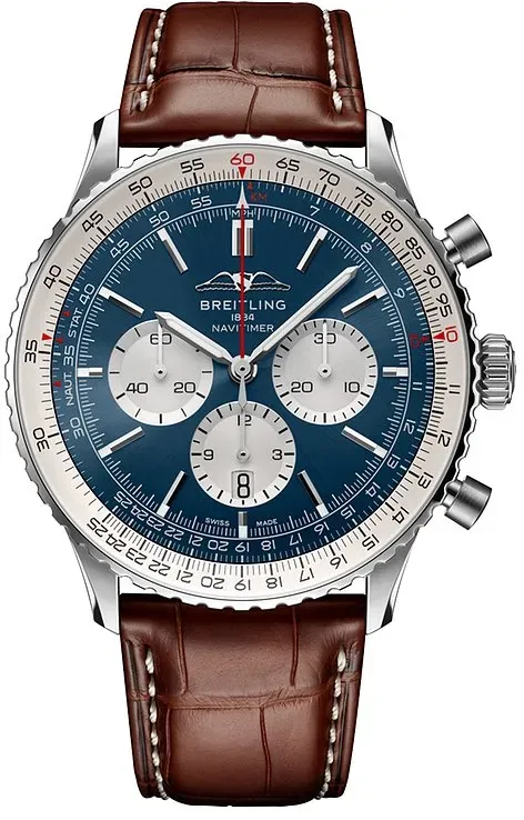 Breitling Chronograph Navitimer Chrono B01 AB0137211C1P1 - silber