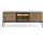 komodee Laval Lowboard 154x56x39 cm Schwarz/Eiche Wotan Metall/MDF/Spanplatte
