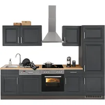 kochstation KS-Stockholm Küchenzeile 280 x 60 x 0 cm grau