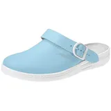 Abeba Clog hellblau/ weiß Gr. 43