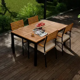 Juskys Rhodos Balkomöbel Set g-tlg.