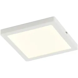 LED-Panel weiß matt eckig`klein` , weiß , Maße (cm): B: 22