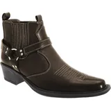 Herren US Brass kubanischer Steigbügelabsatz Western / Cowboy Stiefel hellbraun 43 - 43 EU